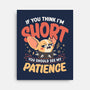Short Patience-None-Stretched-Canvas-Popnotic