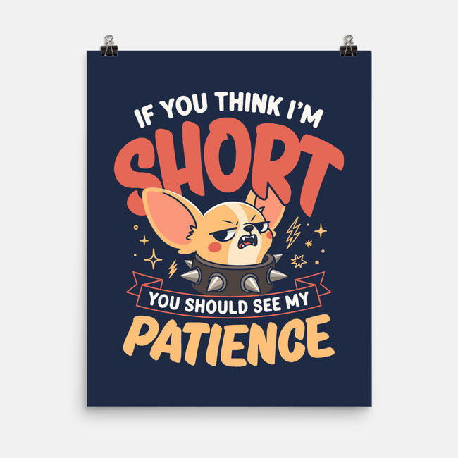 Short Patience-None-Matte-Poster-Popnotic