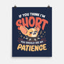 Short Patience-None-Matte-Poster-Popnotic