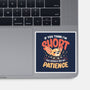 Short Patience-None-Glossy-Sticker-Popnotic