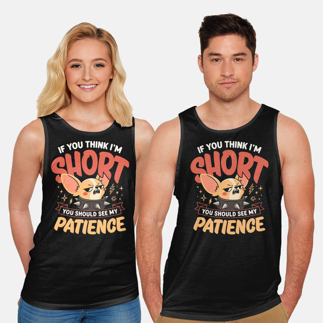 Short Patience-Unisex-Basic-Tank-Popnotic