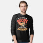 Short Patience-Mens-Long Sleeved-Tee-Popnotic