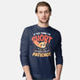 Short Patience-Mens-Long Sleeved-Tee-Popnotic