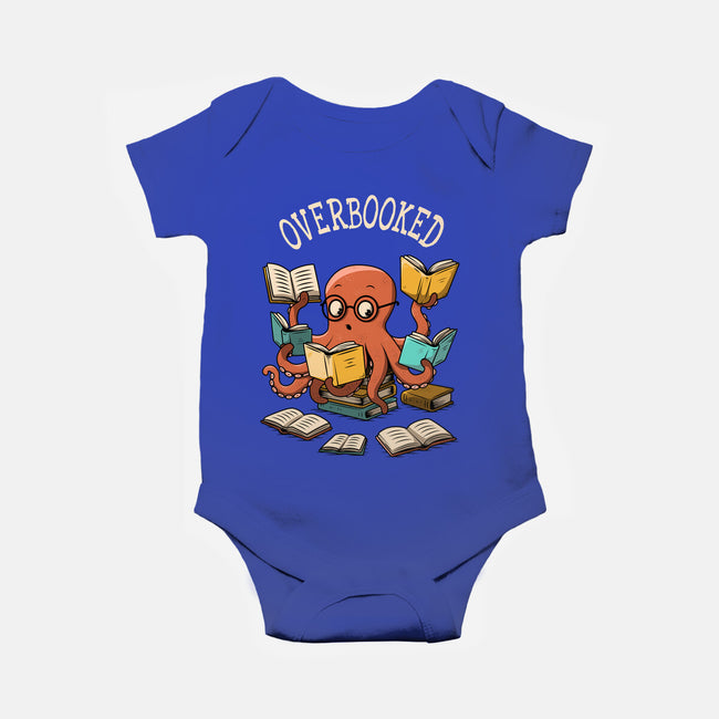 Octopus Overbooked-Baby-Basic-Onesie-ducfrench