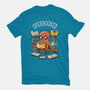 Octopus Overbooked-Womens-Fitted-Tee-ducfrench