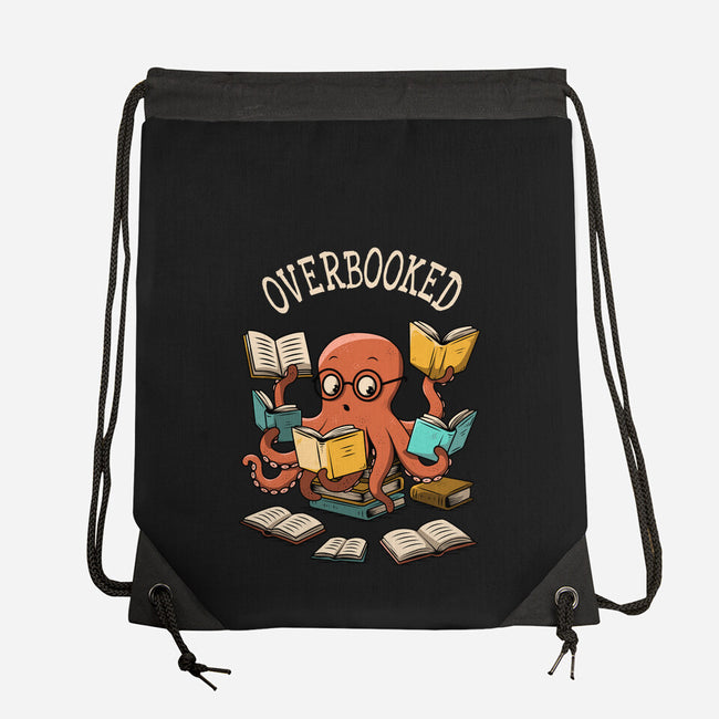 Octopus Overbooked-None-Drawstring-Bag-ducfrench