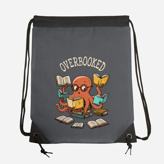 Octopus Overbooked-None-Drawstring-Bag-ducfrench