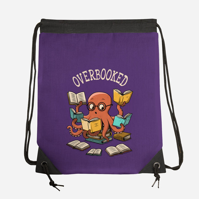 Octopus Overbooked-None-Drawstring-Bag-ducfrench