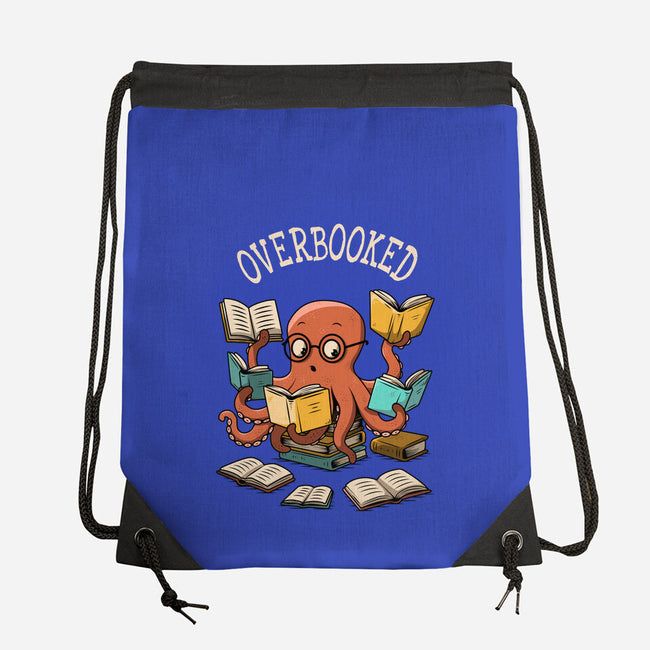 Octopus Overbooked-None-Drawstring-Bag-ducfrench