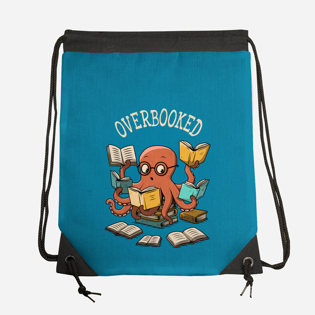 Octopus Overbooked-None-Drawstring-Bag-ducfrench