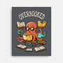 Octopus Overbooked-None-Stretched-Canvas-ducfrench