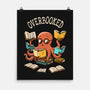 Octopus Overbooked-None-Matte-Poster-ducfrench