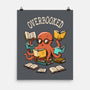 Octopus Overbooked-None-Matte-Poster-ducfrench