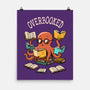 Octopus Overbooked-None-Matte-Poster-ducfrench