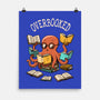 Octopus Overbooked-None-Matte-Poster-ducfrench