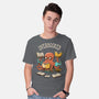 Octopus Overbooked-Mens-Basic-Tee-ducfrench