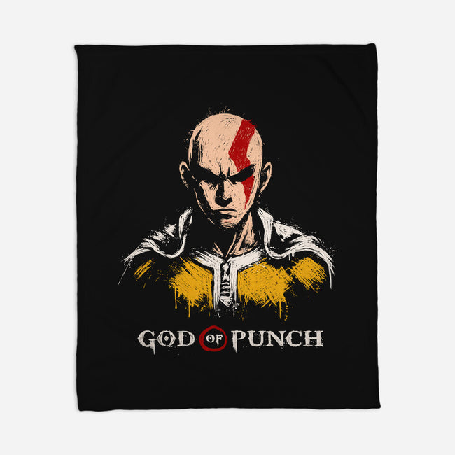 God Of Punch-None-Fleece-Blanket-ducfrench