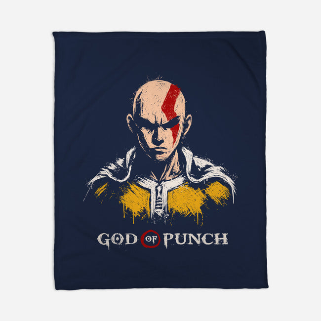 God Of Punch-None-Fleece-Blanket-ducfrench
