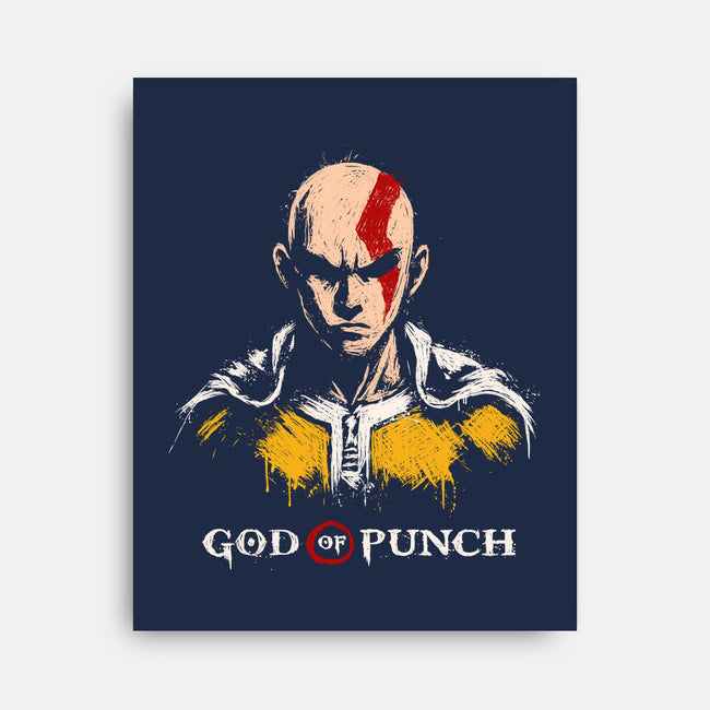 God Of Punch-None-Stretched-Canvas-ducfrench