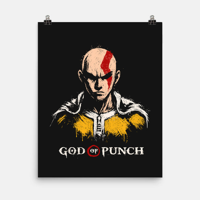 God Of Punch-None-Matte-Poster-ducfrench