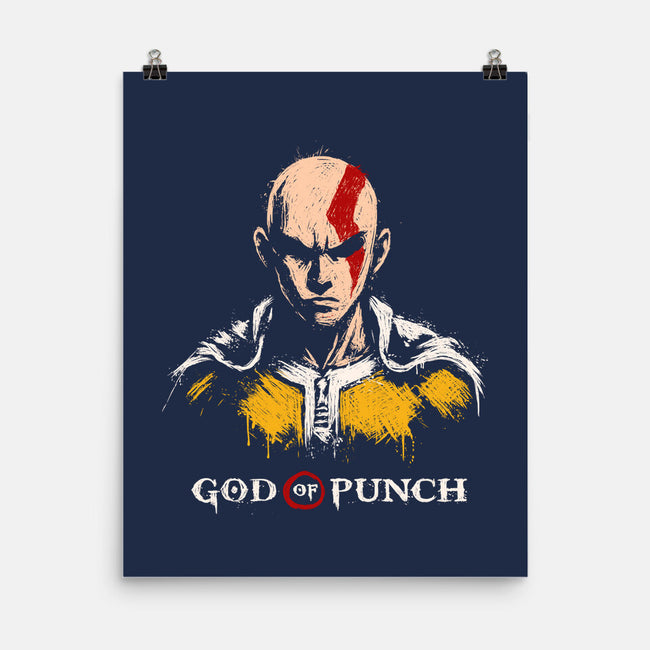 God Of Punch-None-Matte-Poster-ducfrench
