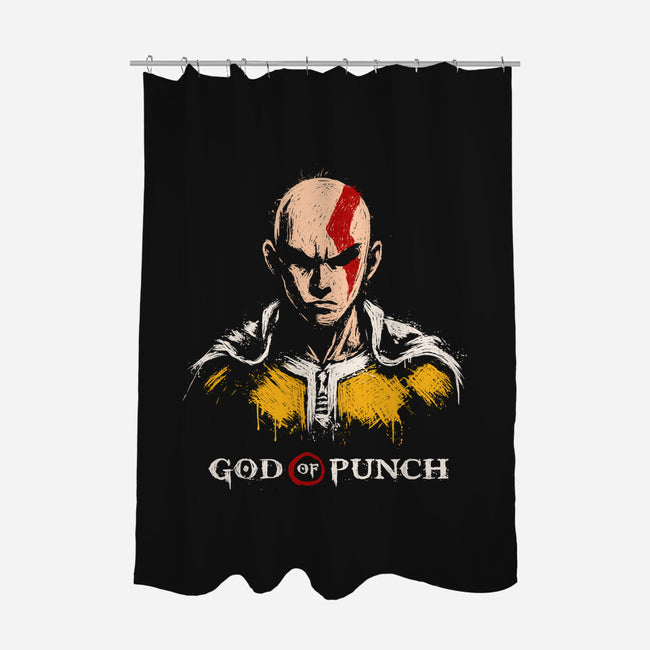 God Of Punch-None-Polyester-Shower Curtain-ducfrench