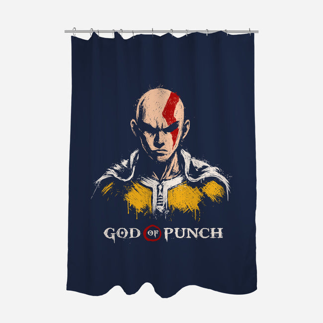 God Of Punch-None-Polyester-Shower Curtain-ducfrench