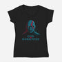 God Of Darkness-Womens-V-Neck-Tee-ducfrench