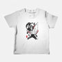 Chainsaw Man And The Bomb Girl-Baby-Basic-Tee-DrMonekers