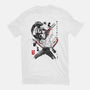 Chainsaw Man And The Bomb Girl-Womens-Fitted-Tee-DrMonekers
