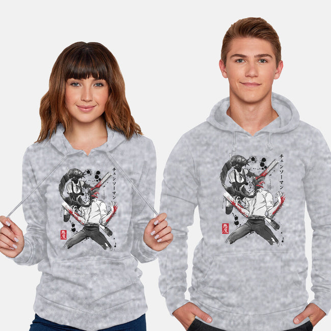 Chainsaw Man And The Bomb Girl-Unisex-Pullover-Sweatshirt-DrMonekers
