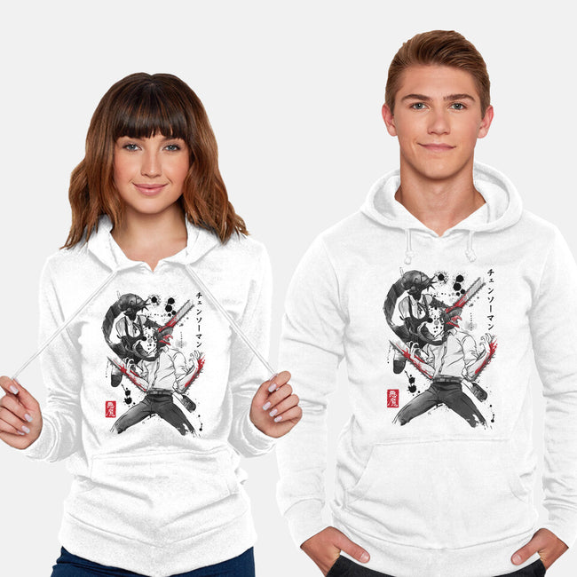 Chainsaw Man And The Bomb Girl-Unisex-Pullover-Sweatshirt-DrMonekers