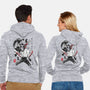 Chainsaw Man And The Bomb Girl-Unisex-Zip-Up-Sweatshirt-DrMonekers