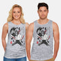 Chainsaw Man And The Bomb Girl-Unisex-Basic-Tank-DrMonekers