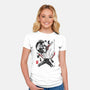 Chainsaw Man And The Bomb Girl-Womens-Fitted-Tee-DrMonekers