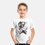 Chainsaw Man And The Bomb Girl-Youth-Basic-Tee-DrMonekers