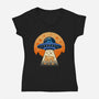 Cookie Ubduction-Womens-V-Neck-Tee-erion_designs