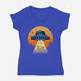 Cookie Ubduction-Womens-V-Neck-Tee-erion_designs