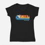Ride The Swell-Womens-V-Neck-Tee-erion_designs