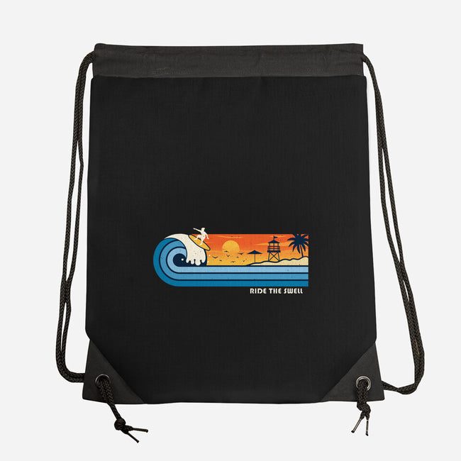 Ride The Swell-None-Drawstring-Bag-erion_designs