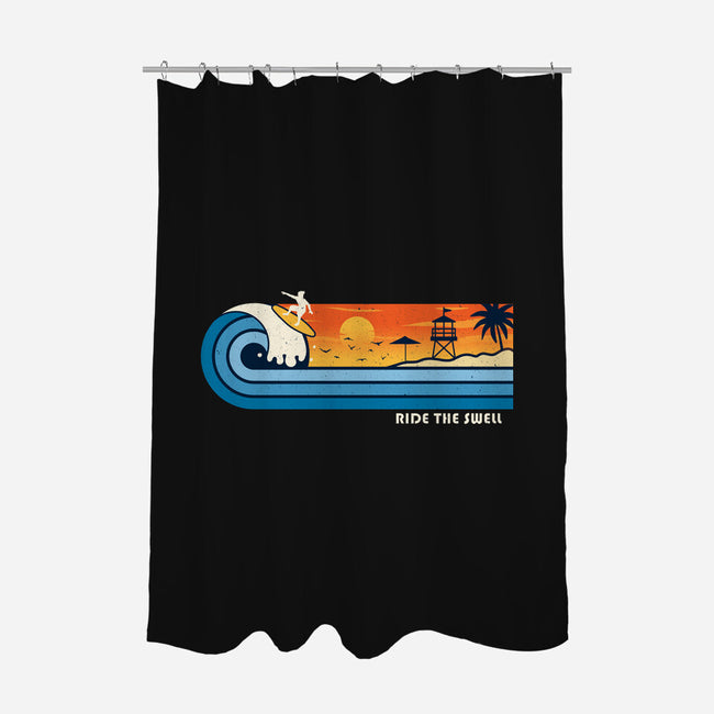 Ride The Swell-None-Polyester-Shower Curtain-erion_designs