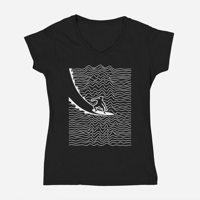Wave Division-Womens-V-Neck-Tee-erion_designs