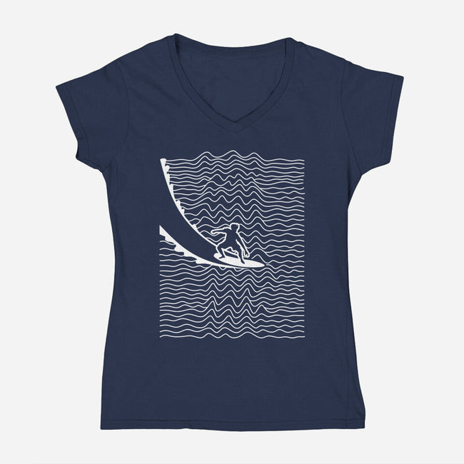Wave Division-Womens-V-Neck-Tee-erion_designs