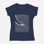 Wave Division-Womens-V-Neck-Tee-erion_designs