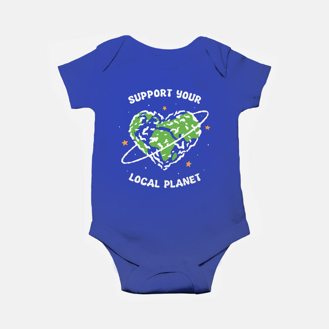 Support Your Local Planet-Baby-Basic-Onesie-XYZ Studio