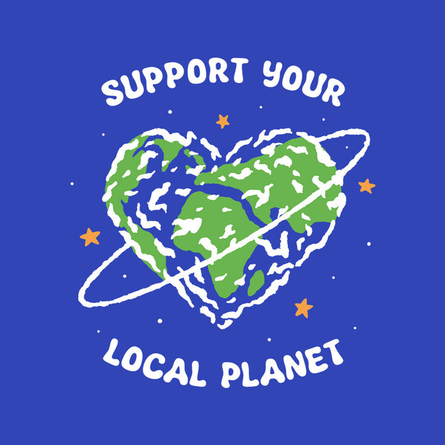 Support Your Local Planet-Unisex-Basic-Tee-XYZ Studio