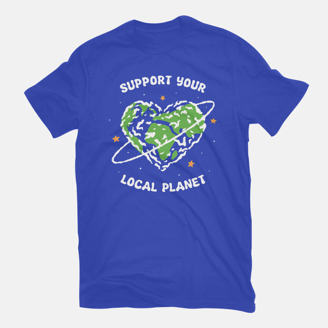 Support Your Local Planet-Womens-Fitted-Tee-XYZ Studio