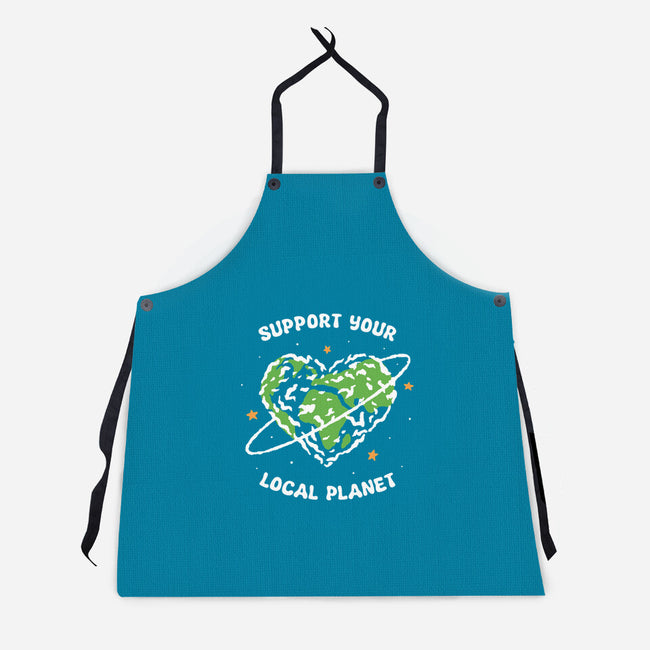 Support Your Local Planet-Unisex-Kitchen-Apron-XYZ Studio