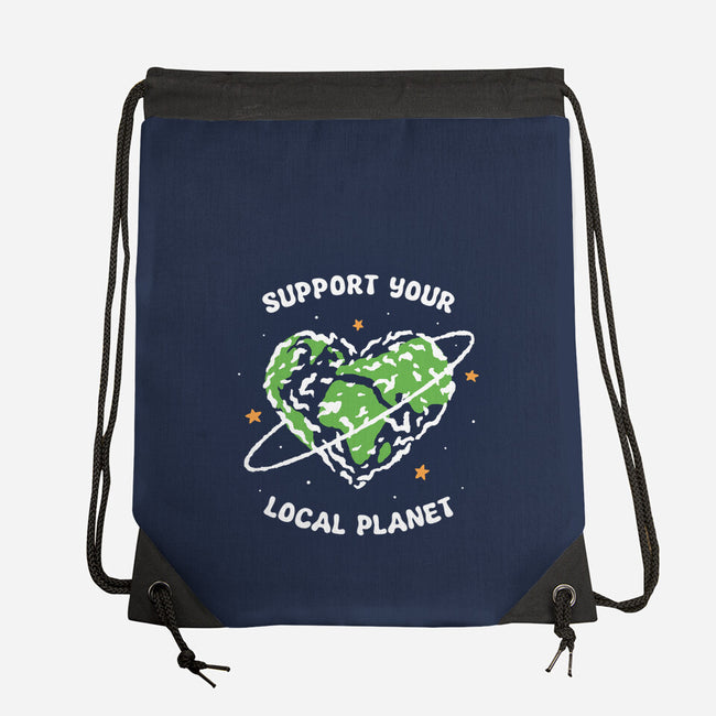 Support Your Local Planet-None-Drawstring-Bag-XYZ Studio