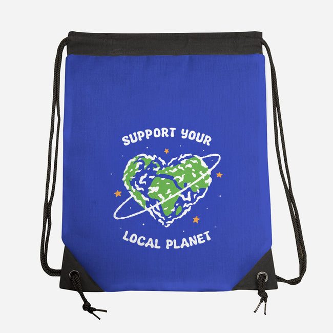 Support Your Local Planet-None-Drawstring-Bag-XYZ Studio